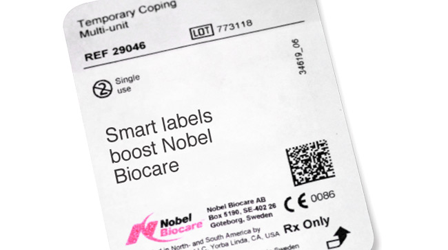 Spårbarhet Snitcher Medical Nobel Biocare referensprojekt
